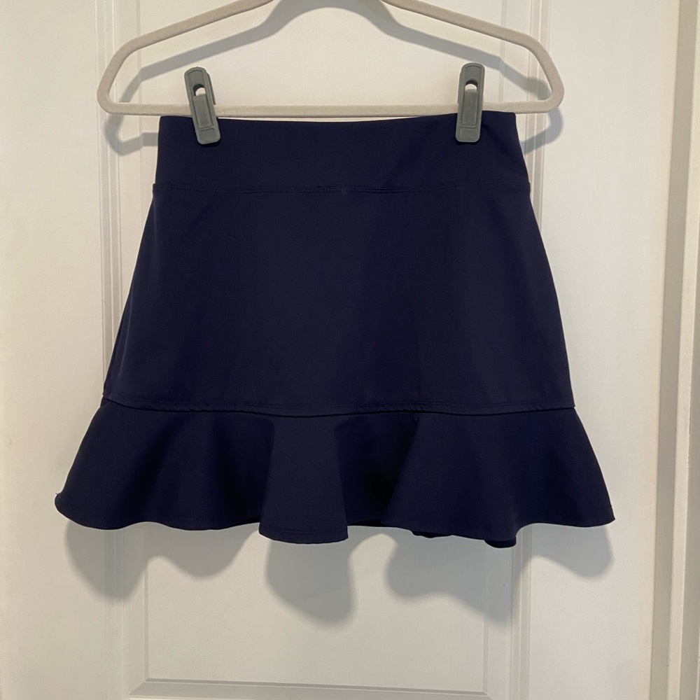 Tommy Bahama Active Ruffle Navy Blue Skort - Picture 3 of 5